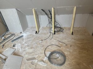 Sortie des cables